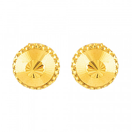 22 Karat Gold-Tropfen-Ohrringe