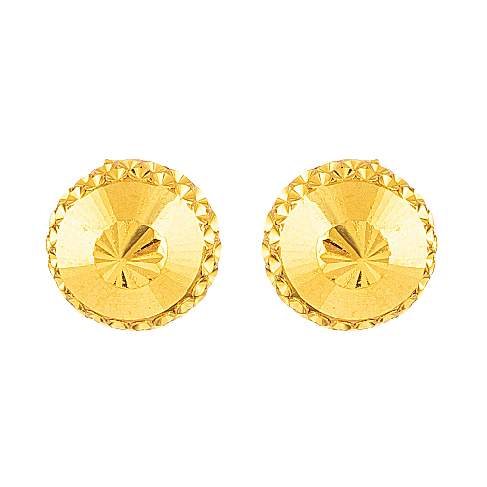 22 Karat Gold-Tropfen-Ohrringe