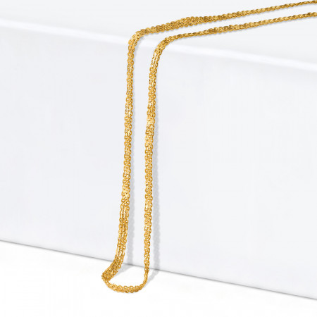 22ct Gold Foxtail Chain in 22 Inches 22ct Gold Foxtail Chain in 22 Inches