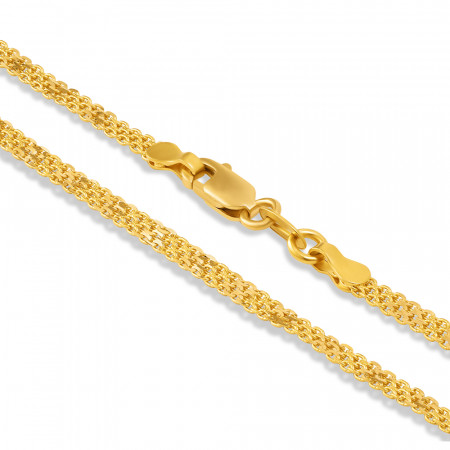 22ct Gold Foxtail Chain in 22 Inches 22ct Gold Foxtail Chain in 22 Inches
