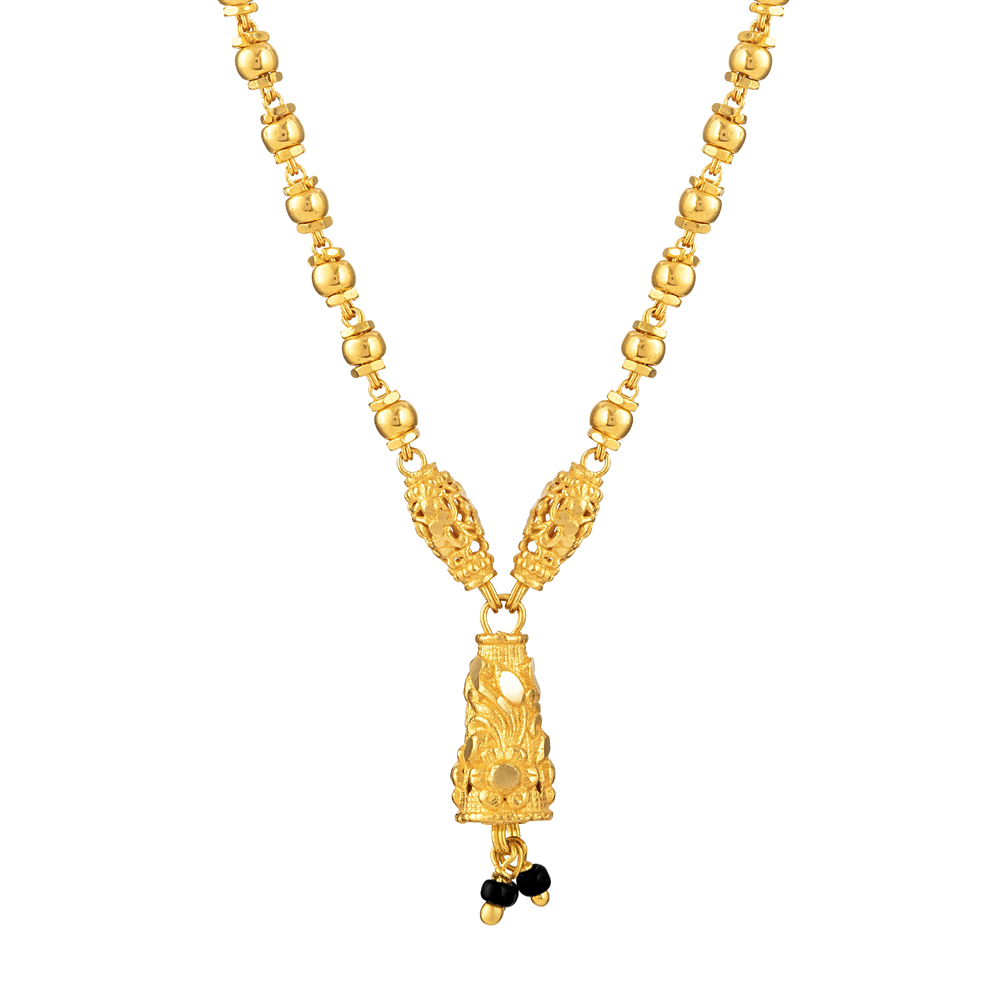 17 İnç 22 Ayar Altın Mangalsutra 17 İnç 22 Ayar Altın Mangalsutra