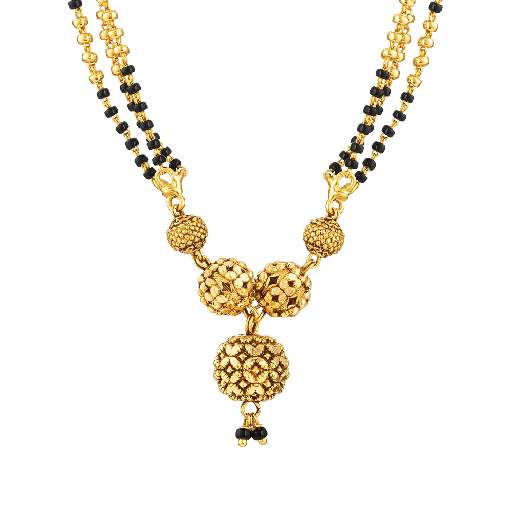 22ct Gold Mangalsutra in 19 Inches
