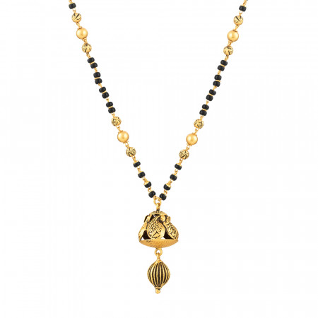 22ct Gold Mangalsutra with Antique finish