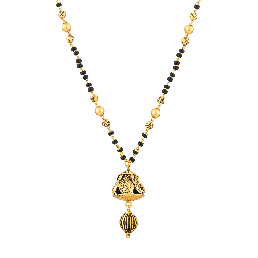 Antik kaplamalı 22 Ayar Altın Mangalsutra Antik kaplamalı 22 Ayar Altın Mangalsutra