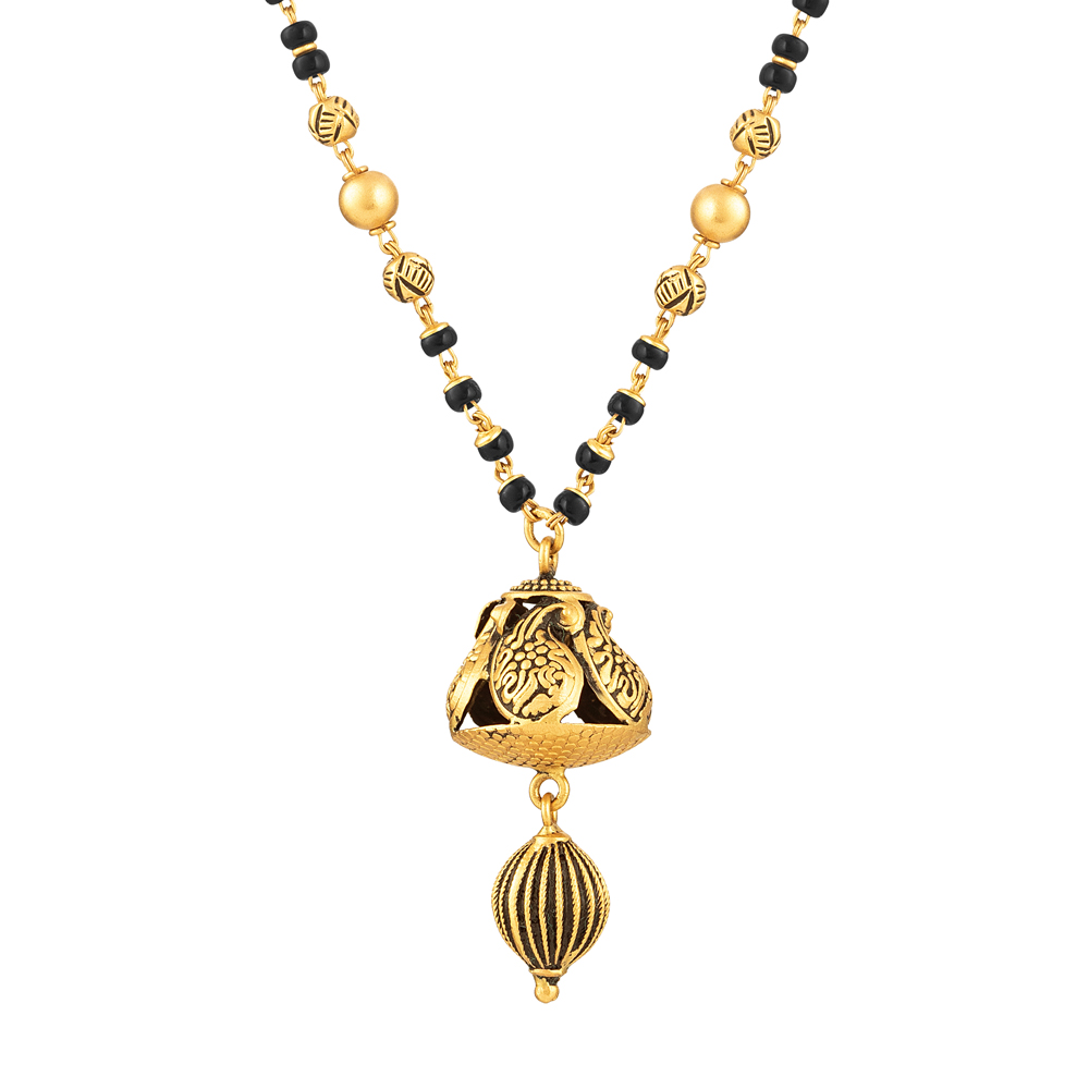 Antik kaplamalı 22 Ayar Altın Mangalsutra Antik kaplamalı 22 Ayar Altın Mangalsutra