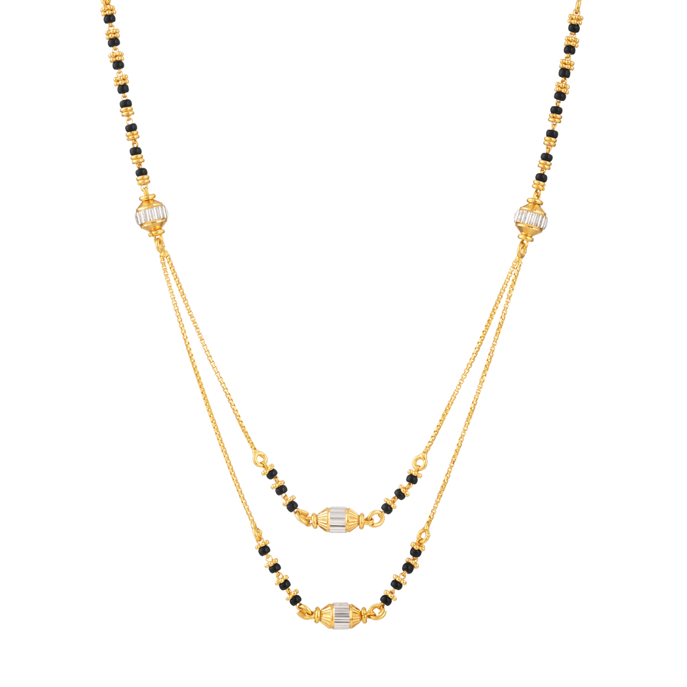 مانغالسوترا ذهب عيار 22 قيراط 18 بوصة مانغالسوترا ذهب عيار 22 قيراط 18 بوصة