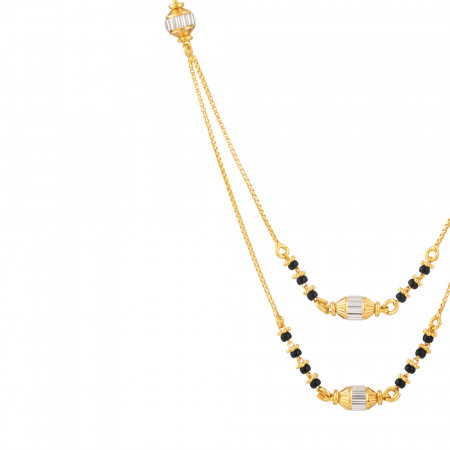 مانغالسوترا ذهب عيار 22 قيراط 18 بوصة مانغالسوترا ذهب عيار 22 قيراط 18 بوصة