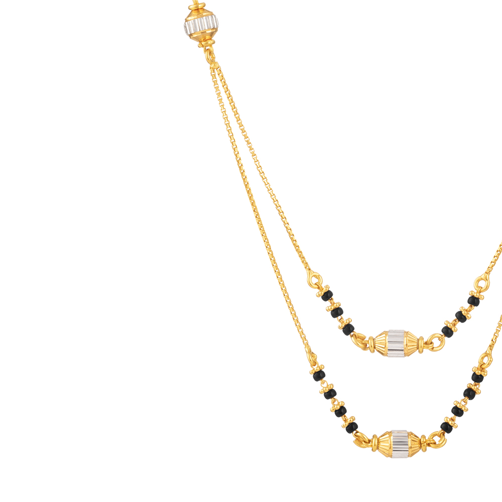 مانغالسوترا ذهب عيار 22 قيراط 18 بوصة مانغالسوترا ذهب عيار 22 قيراط 18 بوصة