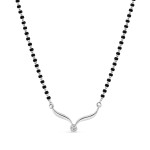 18 Ayar Beyaz Altın Mangalsutra