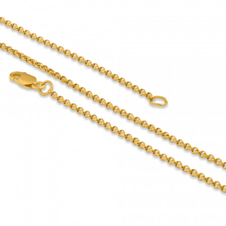22ct Gold | Kabelkette | 18 Zoll | 1,2mm dick