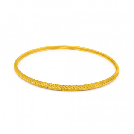22ct Real Gold Bangle | Daily Wear | 2.4 | Lightweight 22ct Real Gold Bangle | Daily Wear | 2.4 | Lightweight