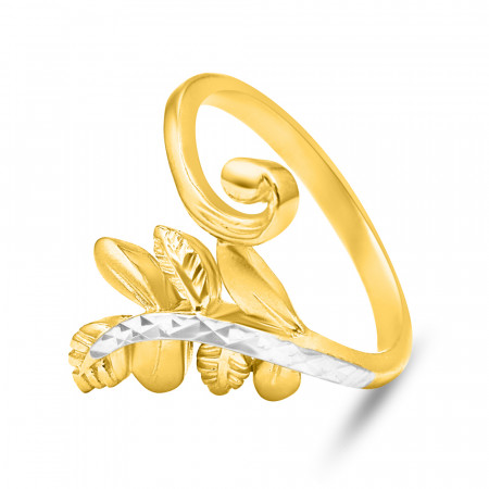 22ct Indian Gold Ring Size J 1/2