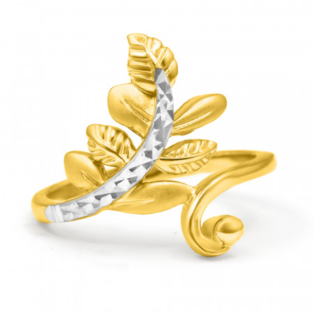 22ct Indian Gold Ring Size J 1/2