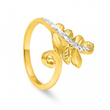 22ct Indian Gold Ring Size J 1/2