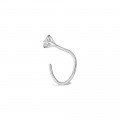 18ct White Gold Diamond Nose Pin | 0.06ct
