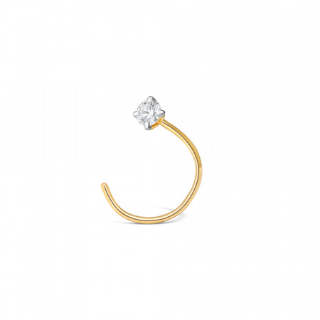 18ct Yellow Gold Diamond Nose Pin | 0.06ct