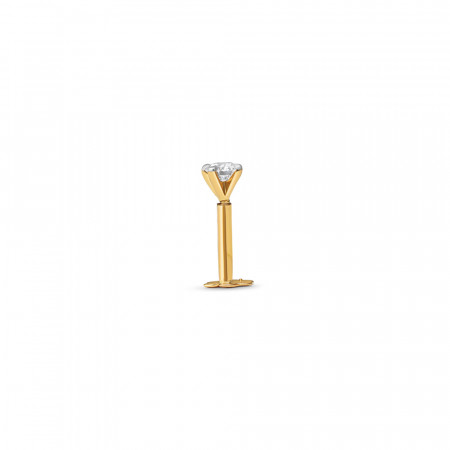 18 Ayar Sarı Altın Pırlanta Burun Saplaması | 0,06 ct 18 Ayar Sarı Altın Pırlanta Burun Saplaması | 0,06 ct