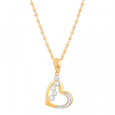 22ct Gold Heart Shaped Pendant 22ct Gold Heart Shaped Pendant