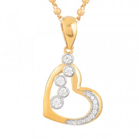 22 Ayar Altın Kalp Şeklinde Kolye 22 Ayar Altın Kalp Şeklinde Kolye