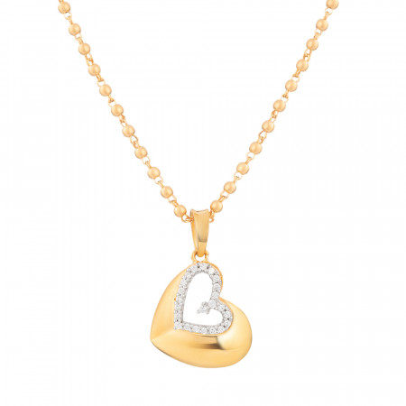 22ct Gold Double Heart Pendant 22ct Gold Double Heart Pendant