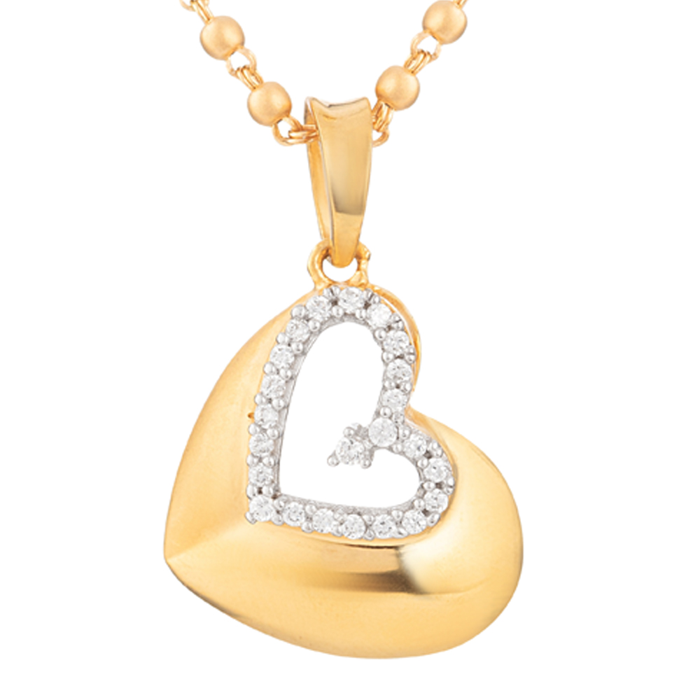 22 Ayar Altın Çift Kalp Kolye 22 Ayar Altın Çift Kalp Kolye