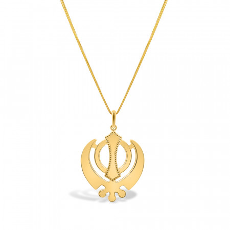 22ct Gold Khanda Pendant 22ct Gold Khanda Pendant