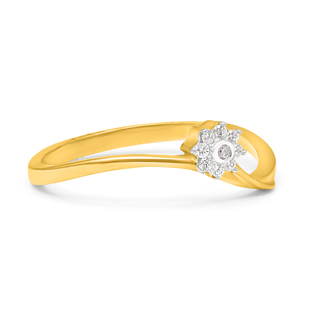 22 Ayar Sarı Altın Çiçek Yüzük 22 Ayar Sarı Altın Çiçek Yüzük