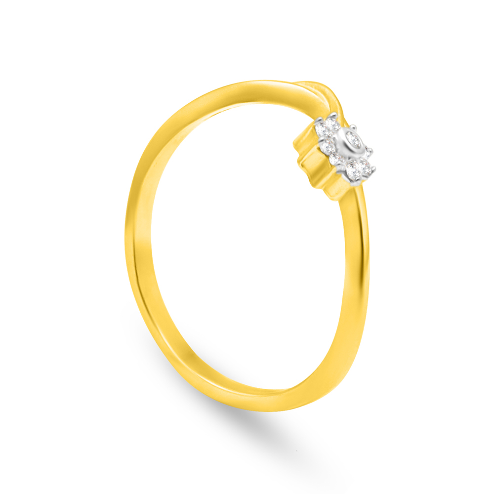 22 Ayar Sarı Altın Çiçek Yüzük 22 Ayar Sarı Altın Çiçek Yüzük