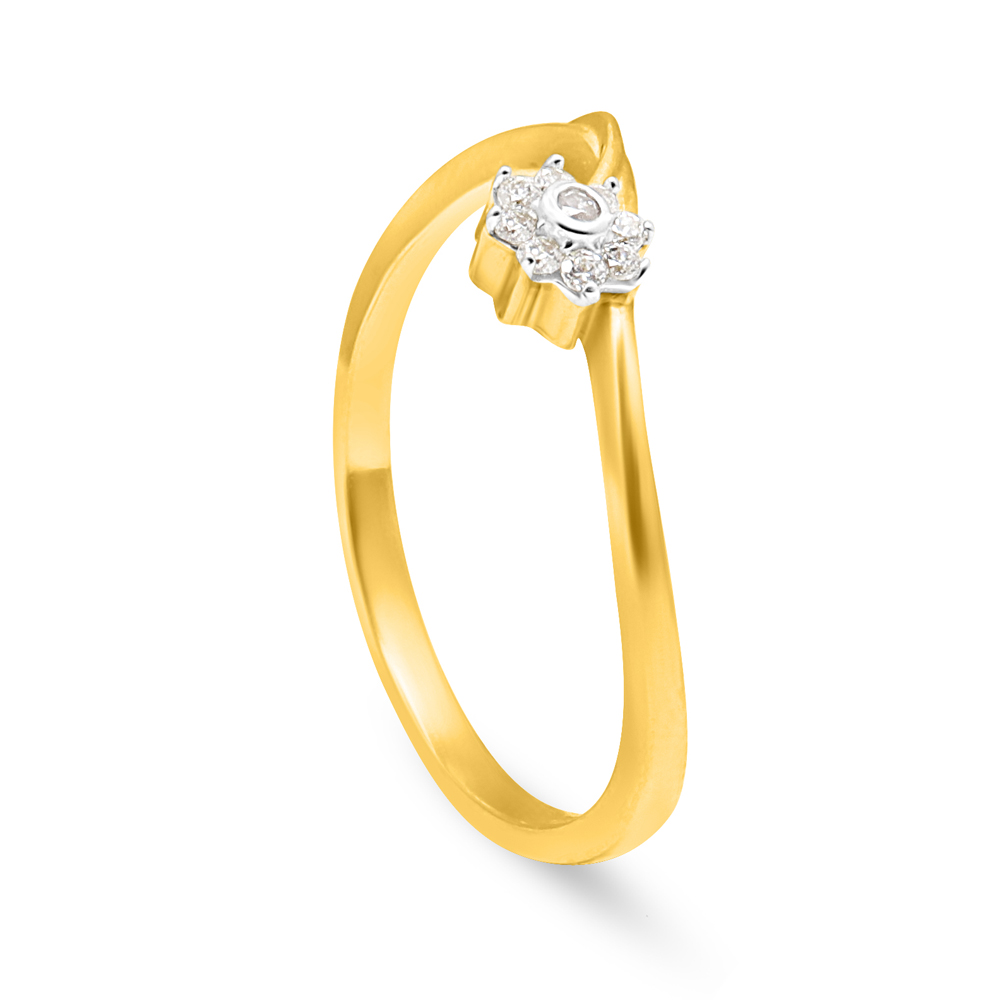 22 Ayar Sarı Altın Çiçek Yüzük 22 Ayar Sarı Altın Çiçek Yüzük