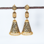 Antik Finish 22ct Gold Ohrring