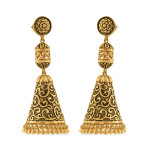 Antik Finish 22ct Gold Ohrring