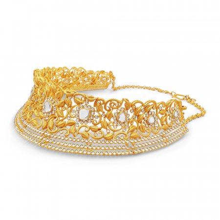 Anusha Collection 22ct Gold Choker Necklace Anusha Collection 22ct Gold Choker Necklace