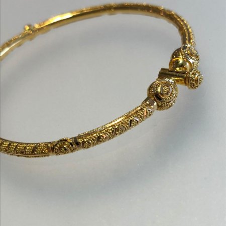 Jali Sammlung 22ct Gold Kada 13.1gm