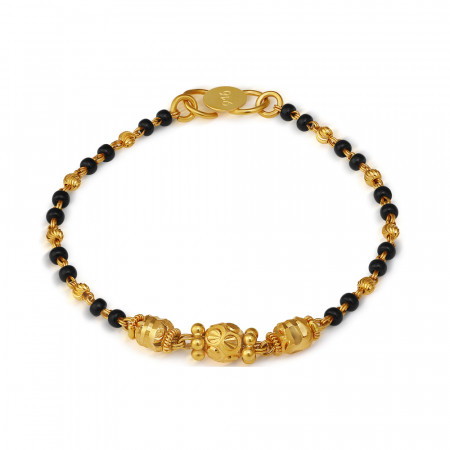 22ct Gold Baby Kalika Bead Bracelet