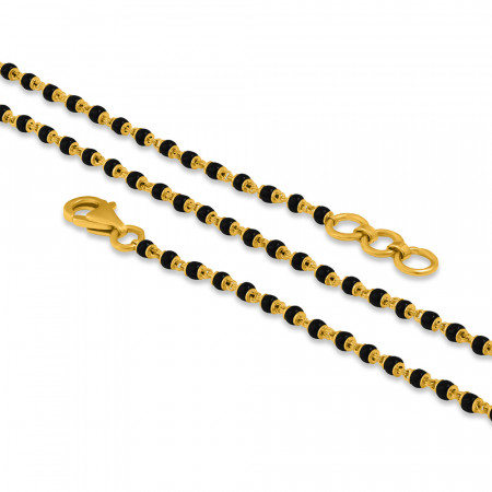 22 Ayar Altın Mangalsutra Zincir | 18 İnç 22 Ayar Altın Mangalsutra Zincir | 18 İnç