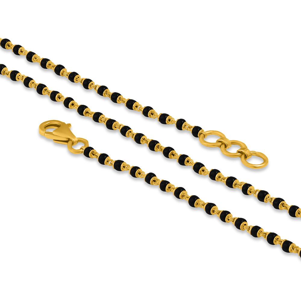 22 Ayar Altın Mangalsutra Zincir | 18 İnç 22 Ayar Altın Mangalsutra Zincir | 18 İnç