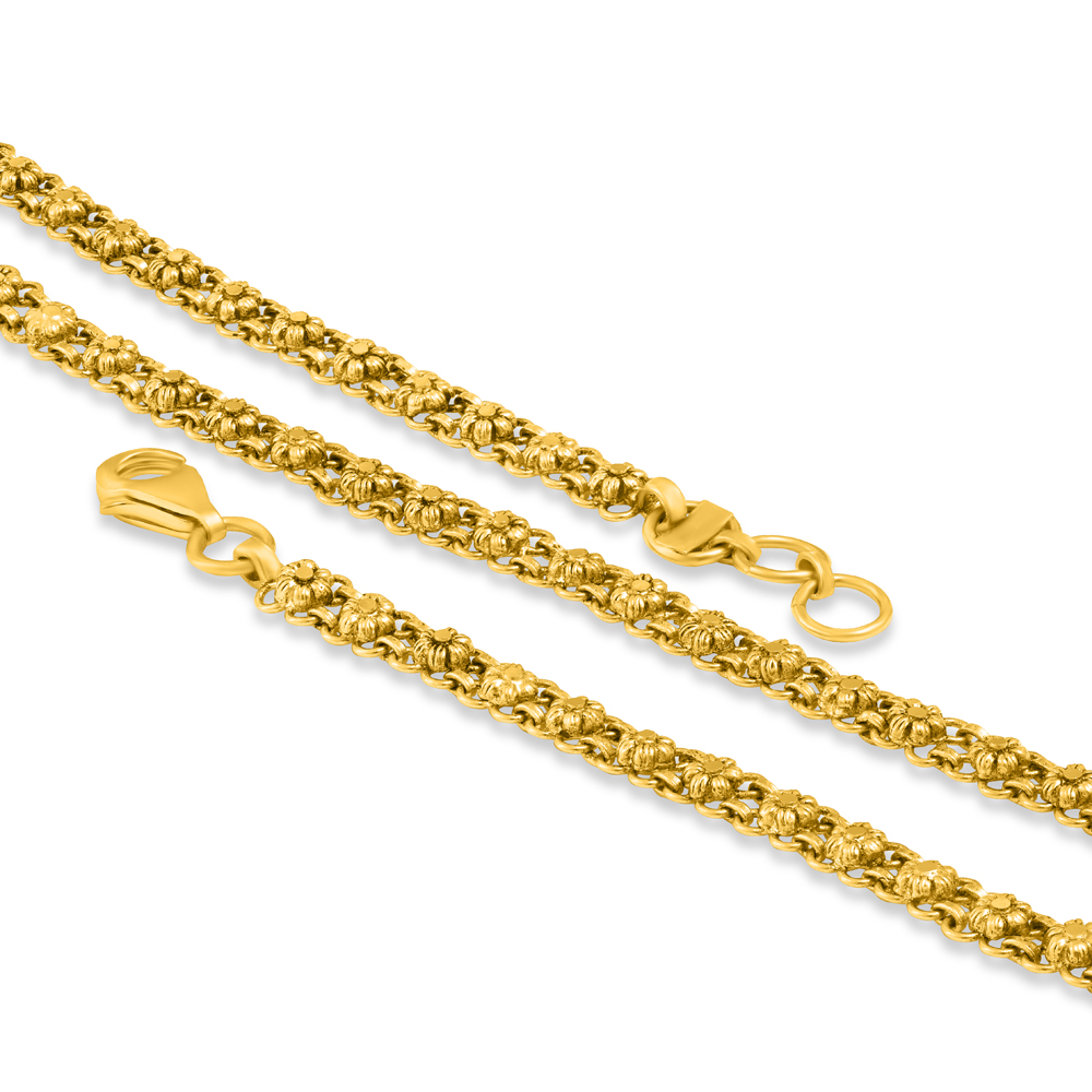 Rosetten Kollektion 22ct Gold Kette