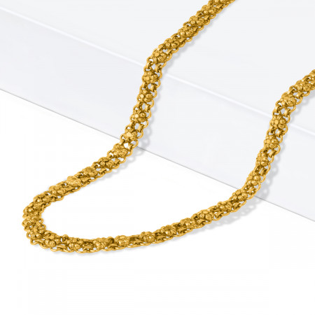 Rosettes Collection 22ct Gold Chain