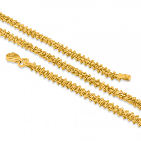 22ct Gold Fancy Kette in 24 Zoll