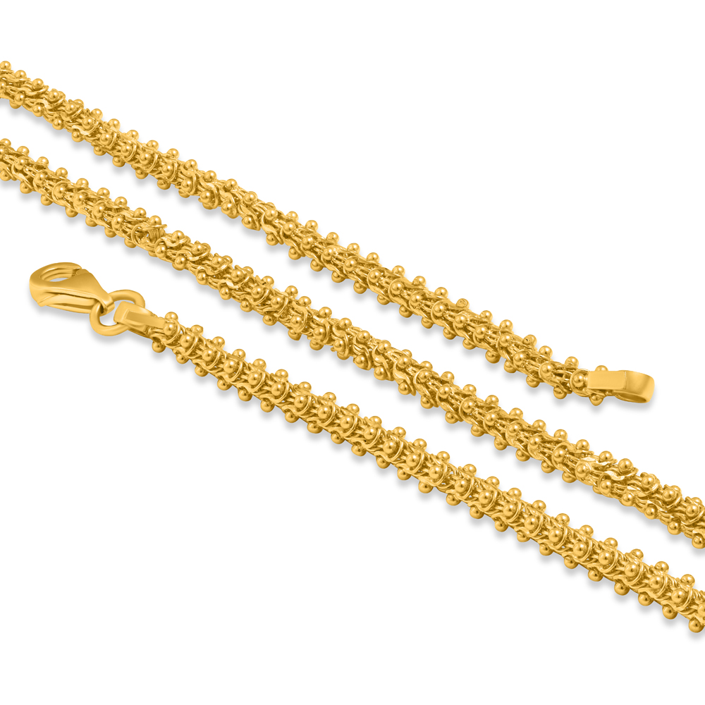 22ct Gold Fancy Kette in 24 Zoll