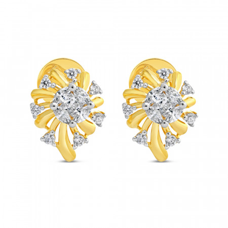 Gold CZ Earring Gold CZ Earring