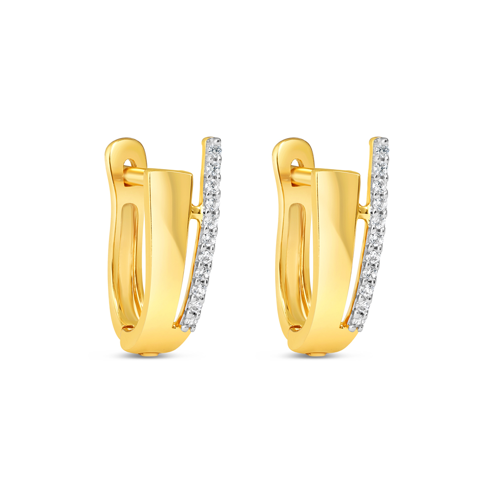 22 Karat Yellow Gold Bali Earring 22 Karat Yellow Gold Bali Earring