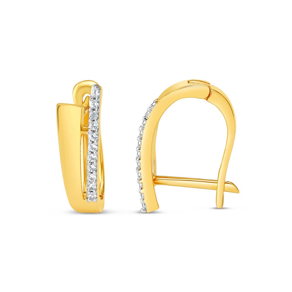 22 Karat Yellow Gold Bali Earring 22 Karat Yellow Gold Bali Earring