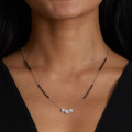 18 carat White Gold Mangalsutra