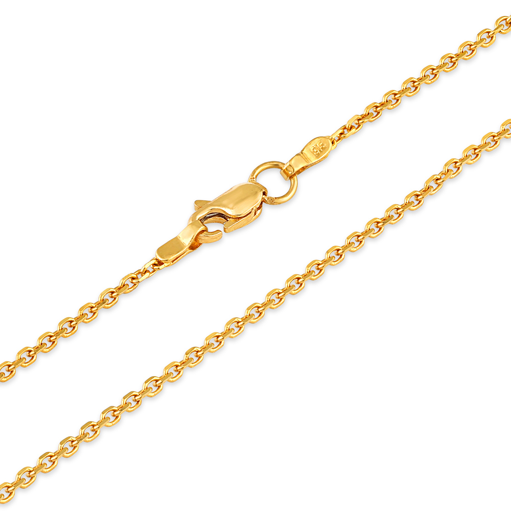 22 Ayar Altın | Baklalı Zincir | 16 İnç | 0,9 mm Kalınlık 22 Ayar Altın | Baklalı Zincir | 16 İnç | 0,9 mm Kalınlık