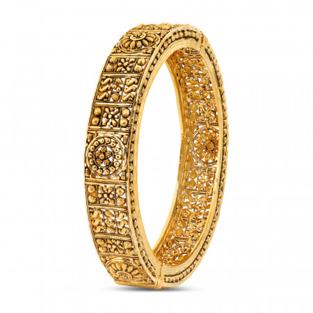 22ct Gold Bridal Kada | Jali Collection | 2.4 | Schwergewicht