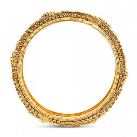 22ct Gold Bridal Kada | Jali Collection | 2.4 | Schwergewicht