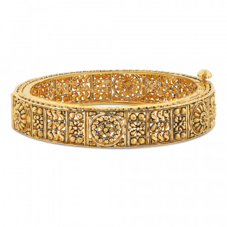 22ct Gold Bridal Kada | Jali Collection | 2.4 | Schwergewicht