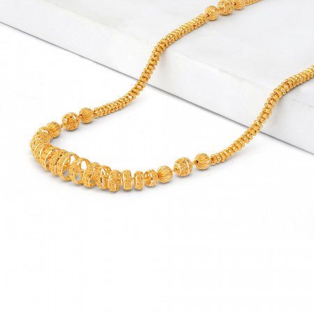 Jali 22ct Gold Mala Necklace Jali 22ct Gold Mala Necklace
