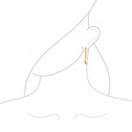 22ct Gold Ohrring für Frauen